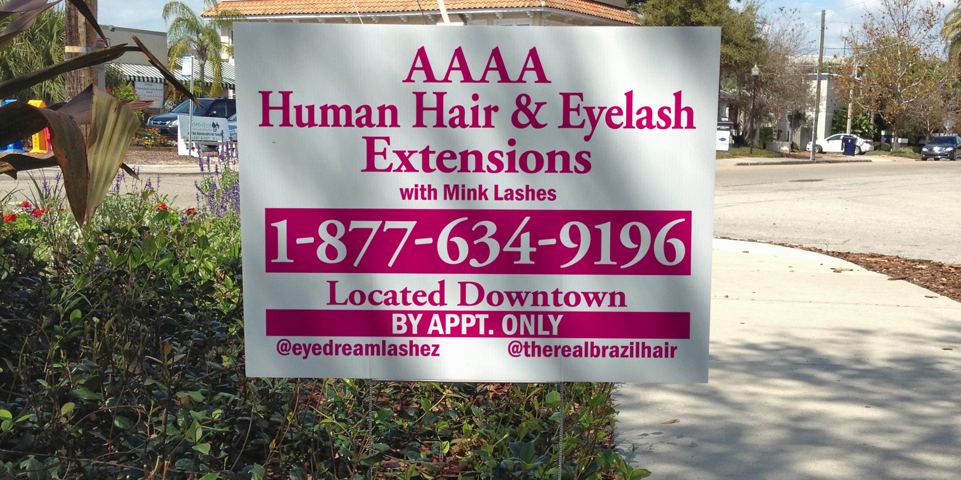 Cheap Silk Screen Printed Yard Signs Good Guys Signs